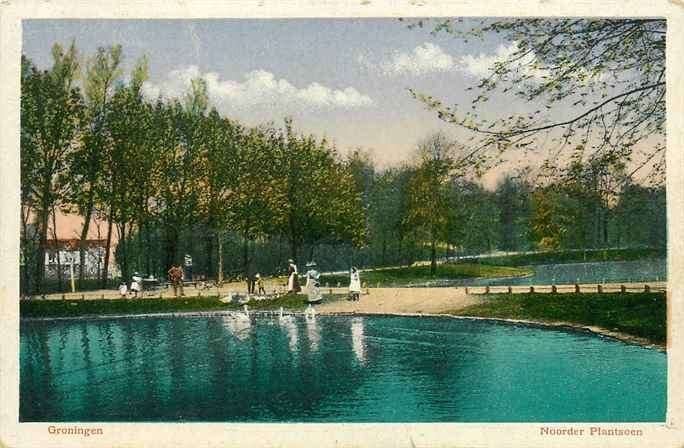 301-028-049 Groningen Noorderplantsoen, Verzenden, Voor 1920, Groningen