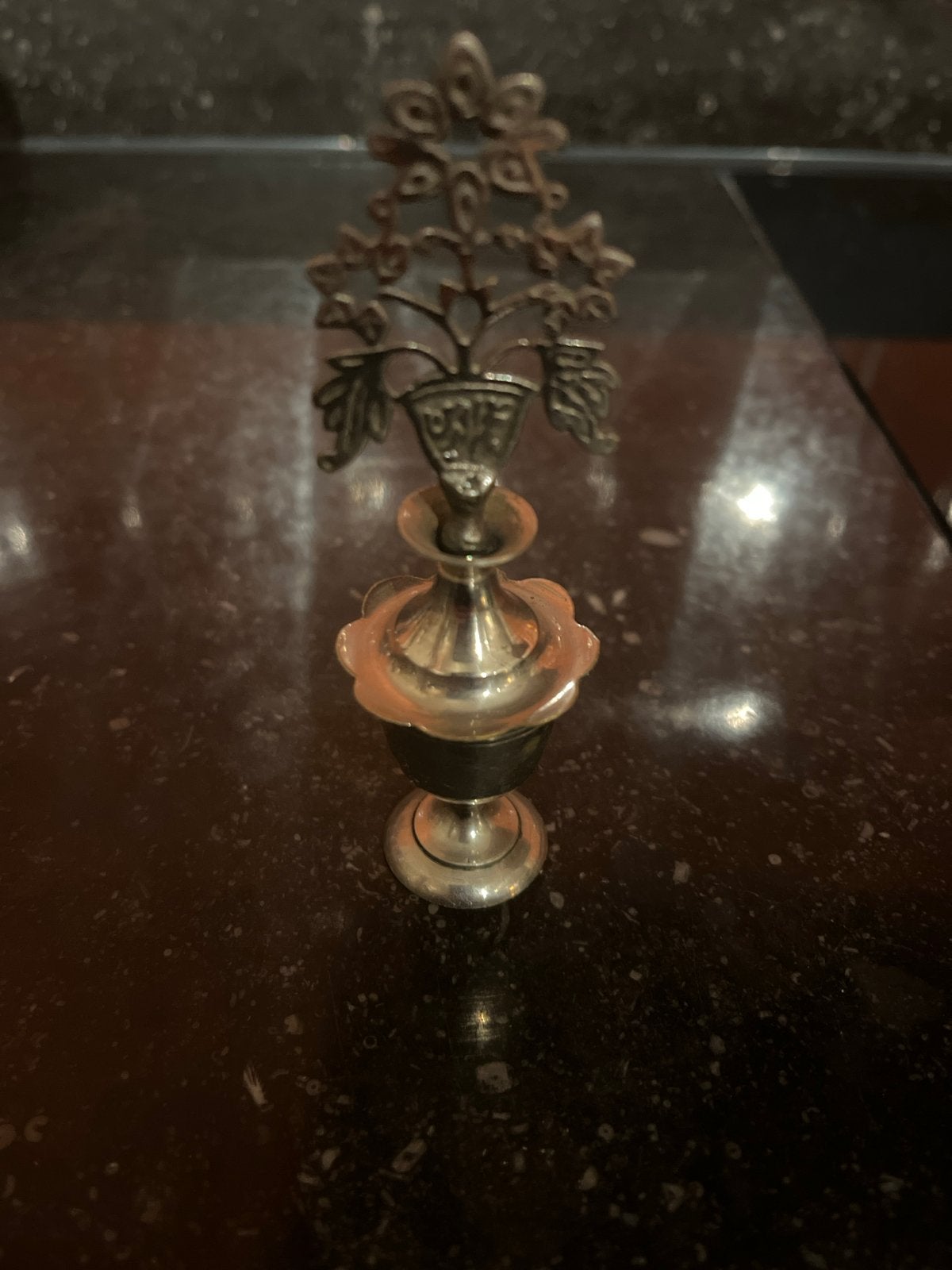 Vintage Kajal Kohl Pot met Applicator - Oosters Design, Ophalen of Verzenden