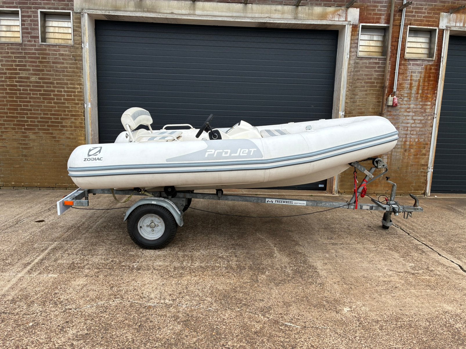 Zodiac 350 superjet 83pk, Watersport en Boten, Binnenboordmotor, Afdekzeil, Benzine, 83 pk