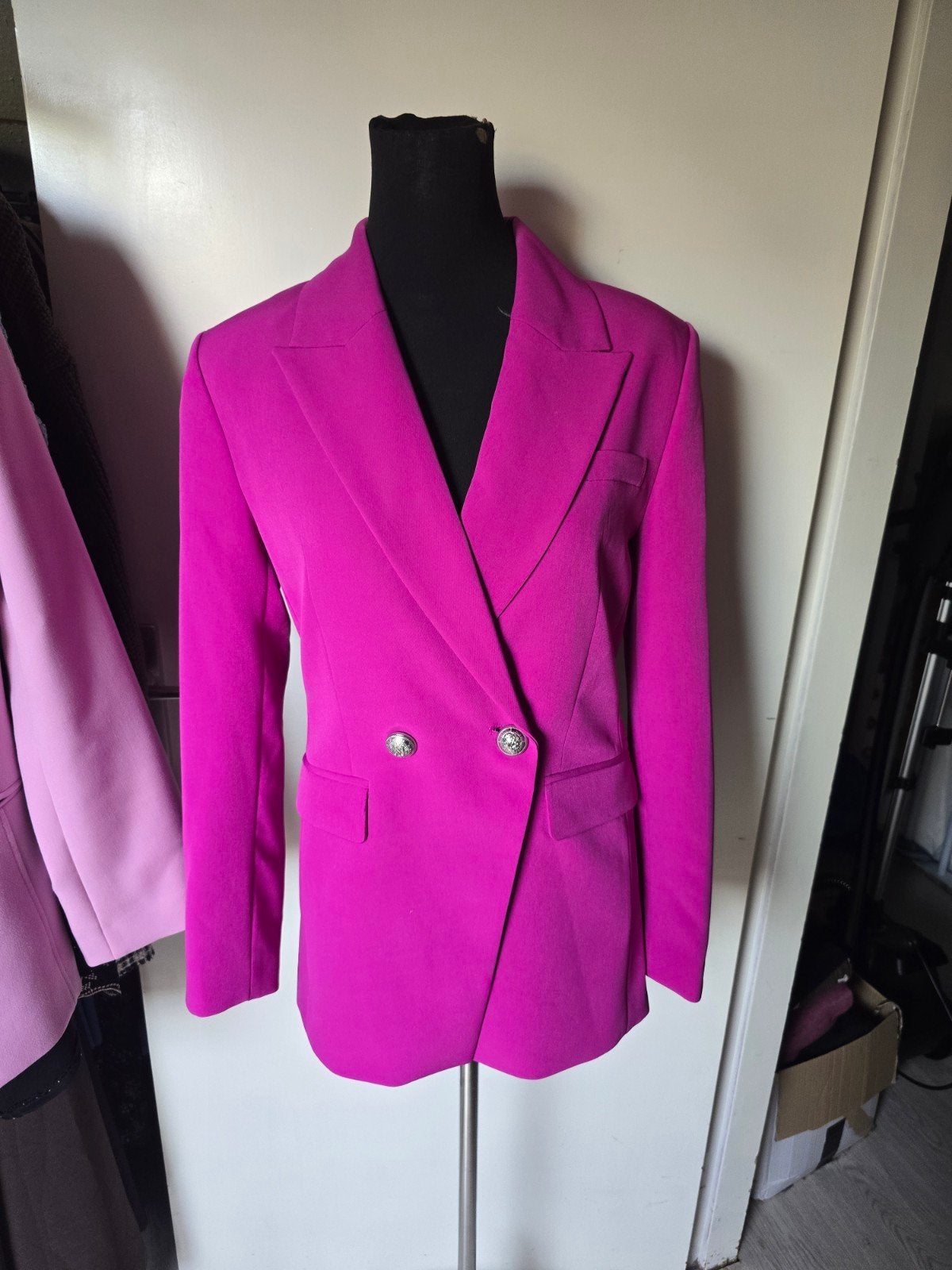 dames colbertje nikkie, Kleding | Dames, Kostuum of Pak, Overige kleuren, Ophalen of Verzenden, Zo goed als nieuw