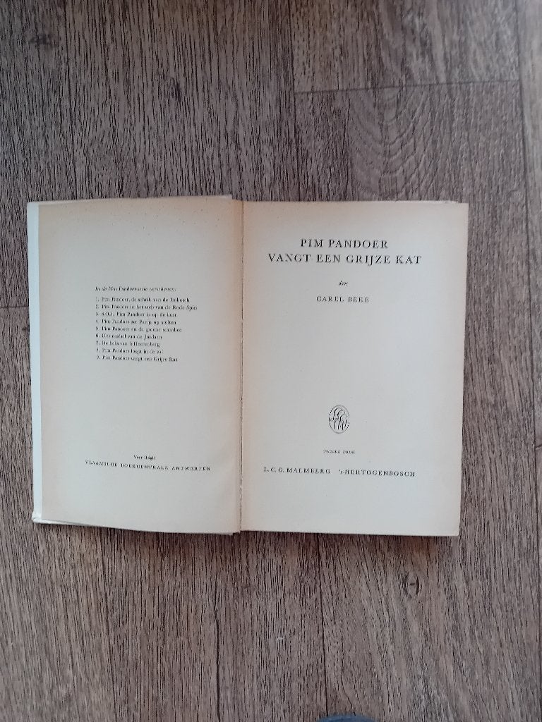 Boek - Pim Pandoer vangt een grijze kat - Carel Beke, Boeken, Ophalen of Verzenden, Gelezen, Carel Beke