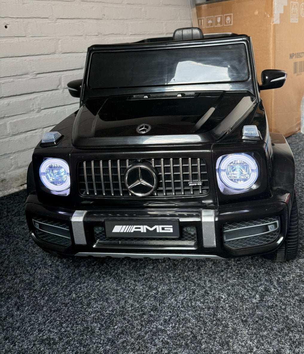 Mercedes AMG G63 elektrische kinderauto met afstandsbedienin, Ophalen, Zo goed als nieuw, Afstandsbediening