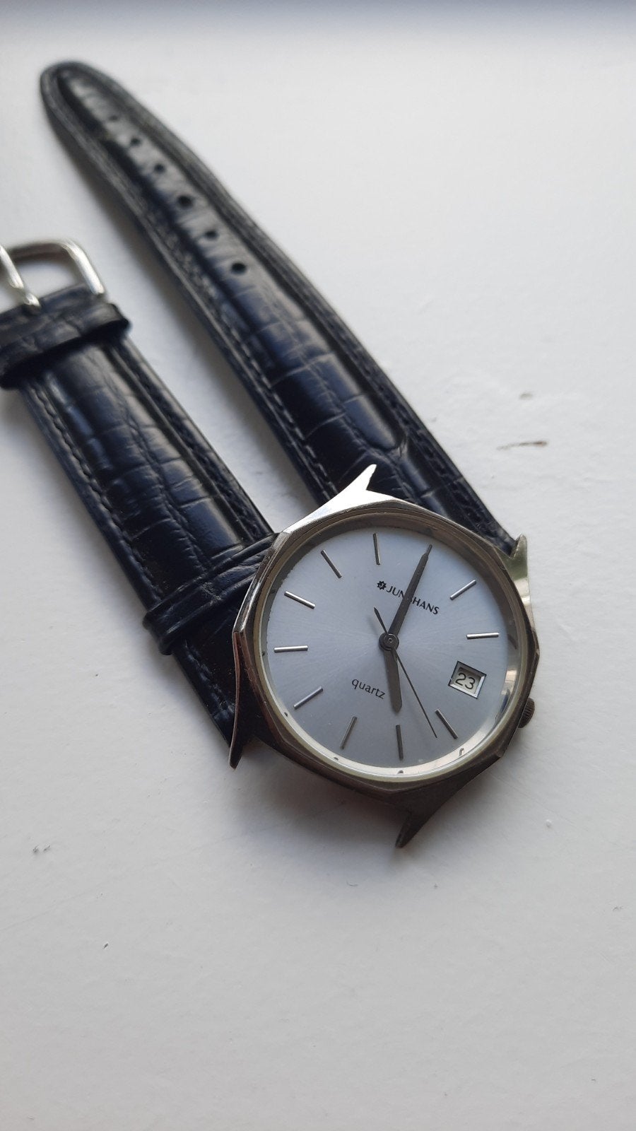 junghans herenhorloge, Overige merken, Staal, Polshorloge, Ophalen of Verzenden