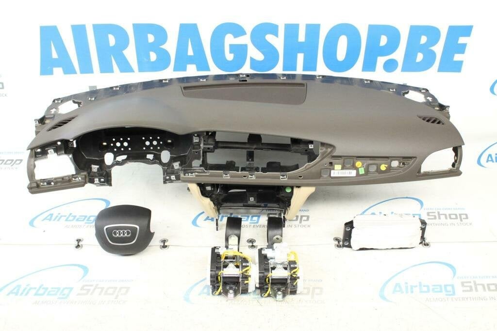 Airbag set Dashboard bruin 4 spaak Audi A6 4G (2011-2018), Gebruikt, Ophalen of Verzenden