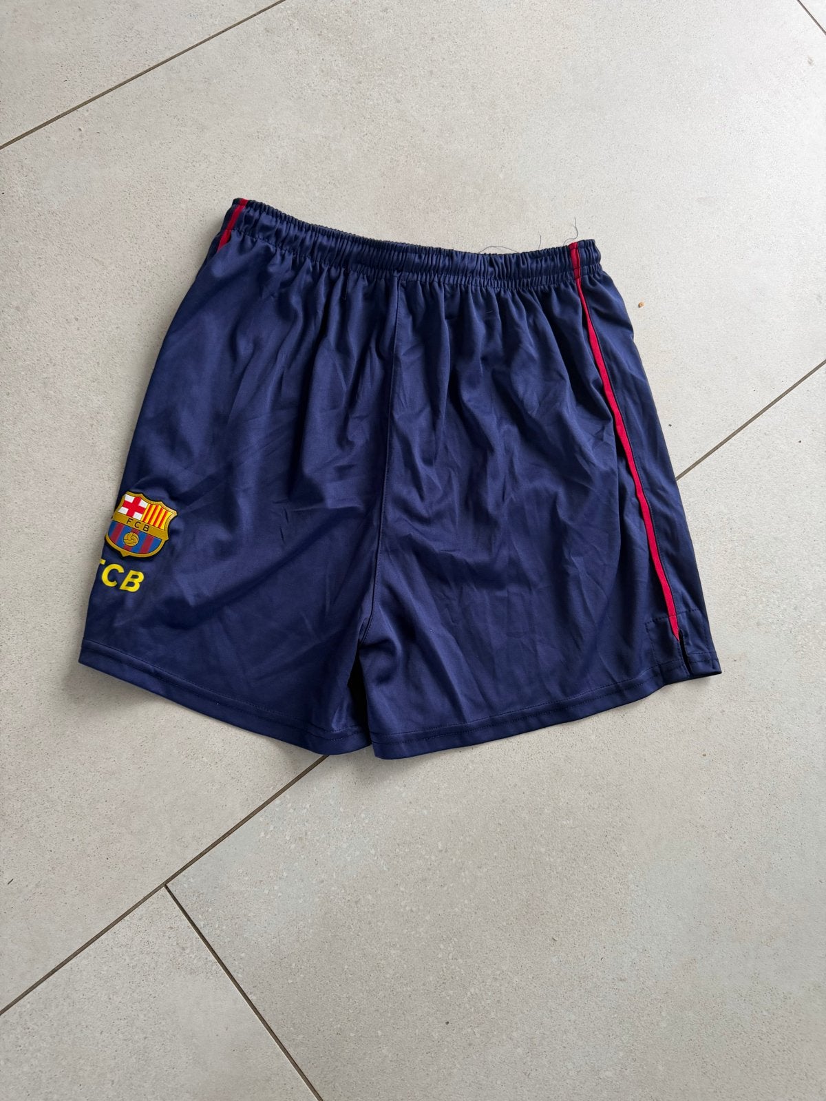 FC Barcelona Voetbalbroekje - Maat L, Maat 52/54 (L), Blauw, Ophalen of Verzenden, Voetbal