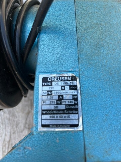 slijpmachine, Ophalen, Gebruikt, Minder dan 700 watt, Werkbankslijpmachine