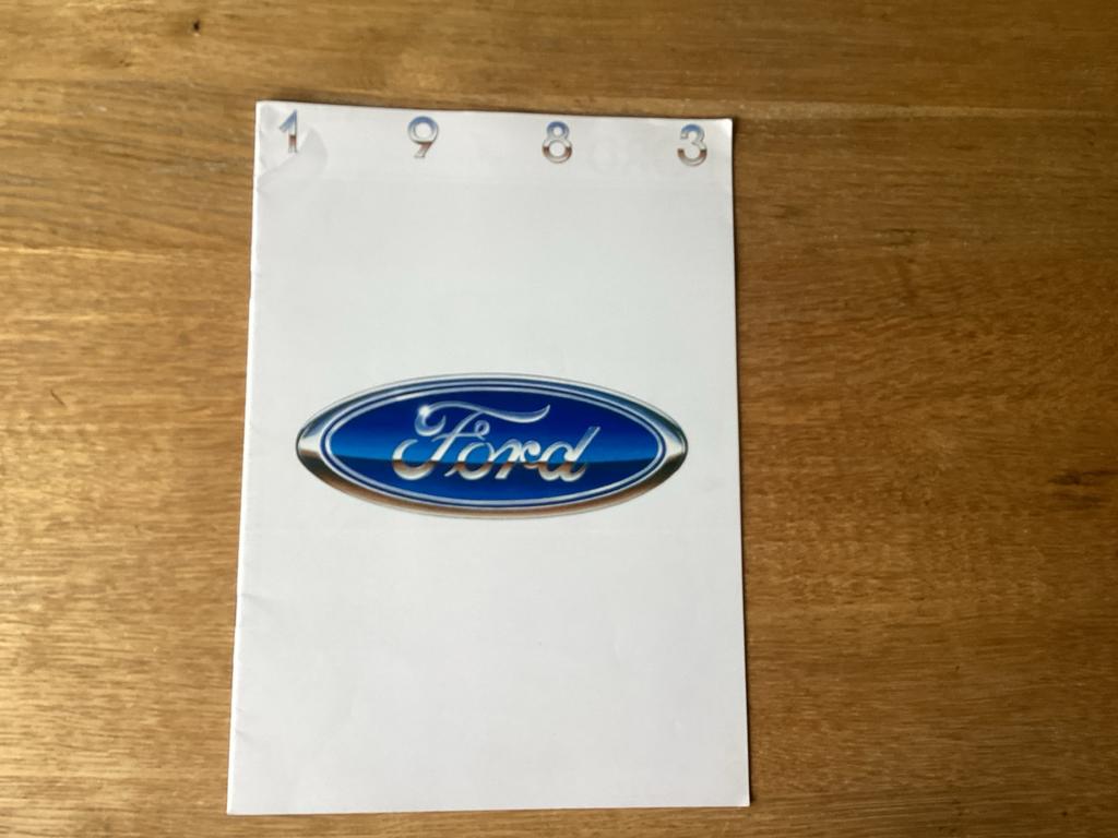 Ford Thunderbird Brochure 1983 - Zeldzaam Japan, Ophalen of Verzenden, Zo goed als nieuw, Ford