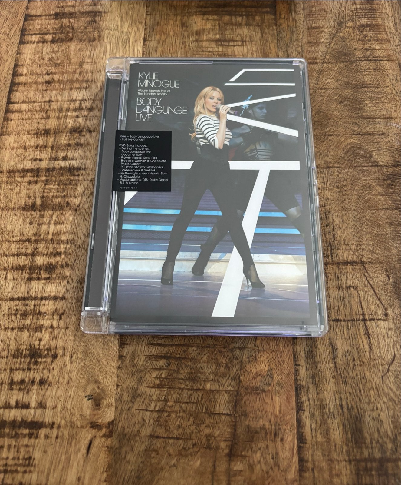 Kylie Minogue - Body Language Live DVD, Alle leeftijden, Engels, Ophalen of Verzenden, Concert
