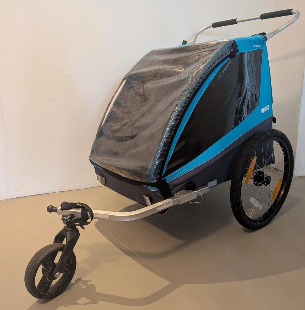 Thule Coaster XT - met 2 gratis koppelstukken, Fietsen en Brommers, Fietsaccessoires | Aanhangers en Karren, Ophalen, Gebruikt