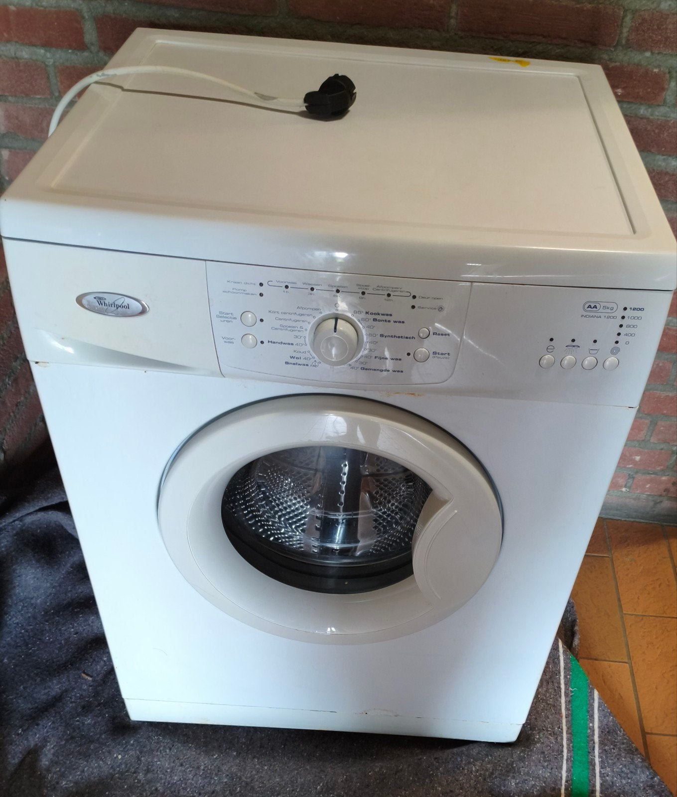 Whirlpool Wasmachine - Voorlader - Goede Staat, Witgoed en Apparatuur, Wasmachines, Gebruikt, Voorlader, 6 tot 8 kg, 85 tot 90 cm