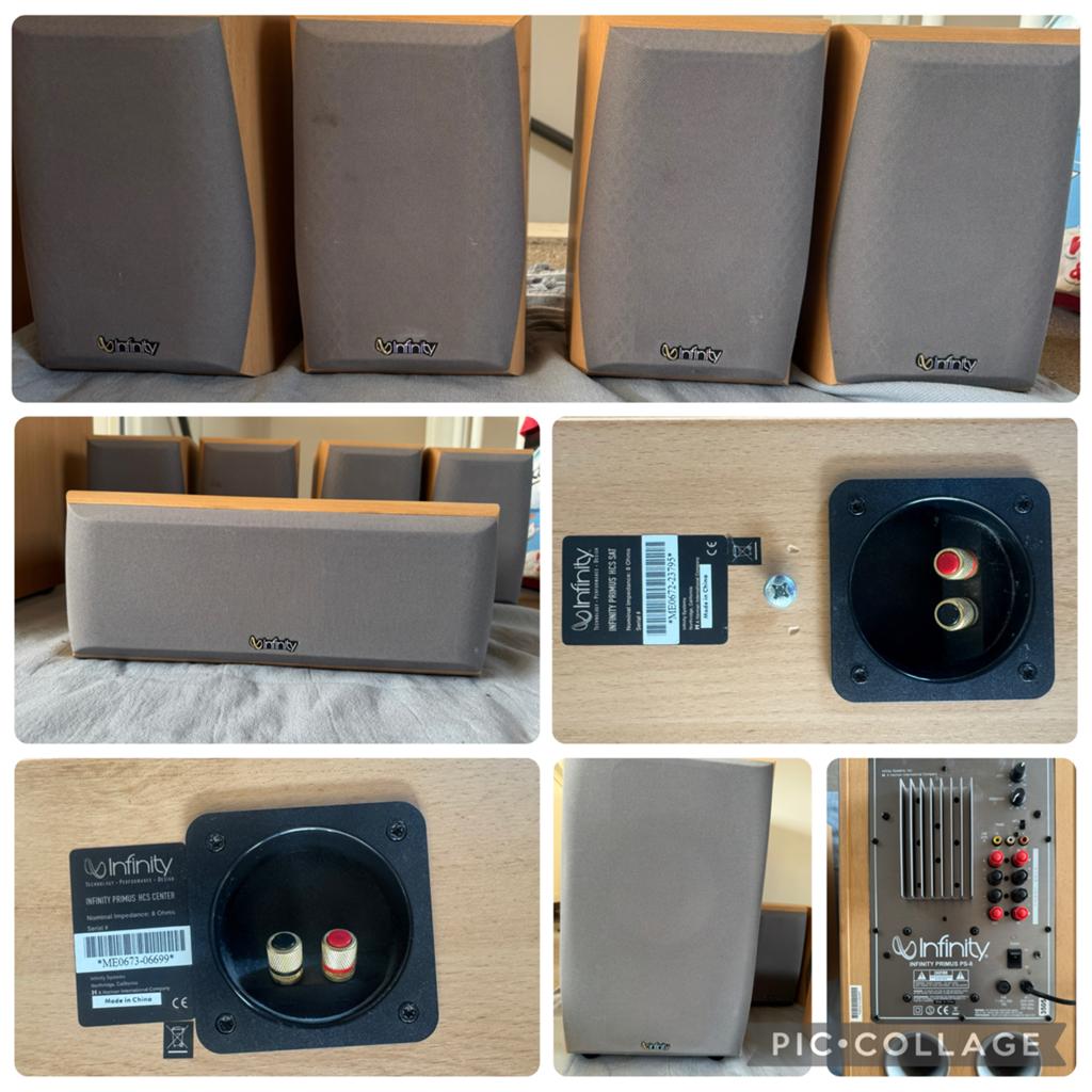 Infinity Primus HCS 5.1 Surroundset - in goede staat, Ophalen, Zo goed als nieuw, Overige merken
