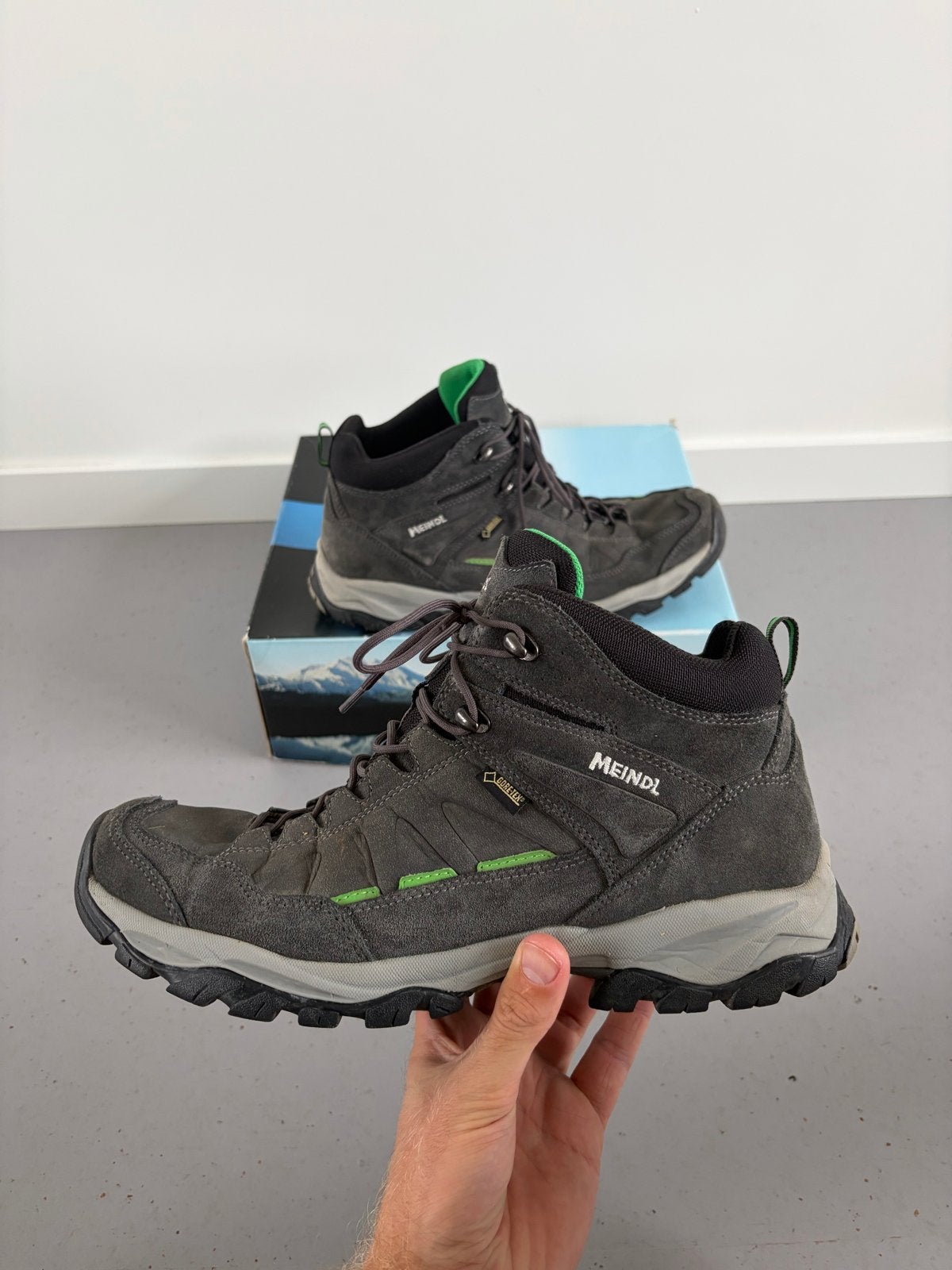 Meindl wandelschoenen - 45 - Nebraska Mid GTX, Ophalen of Verzenden, Gebruikt, Schoenen
