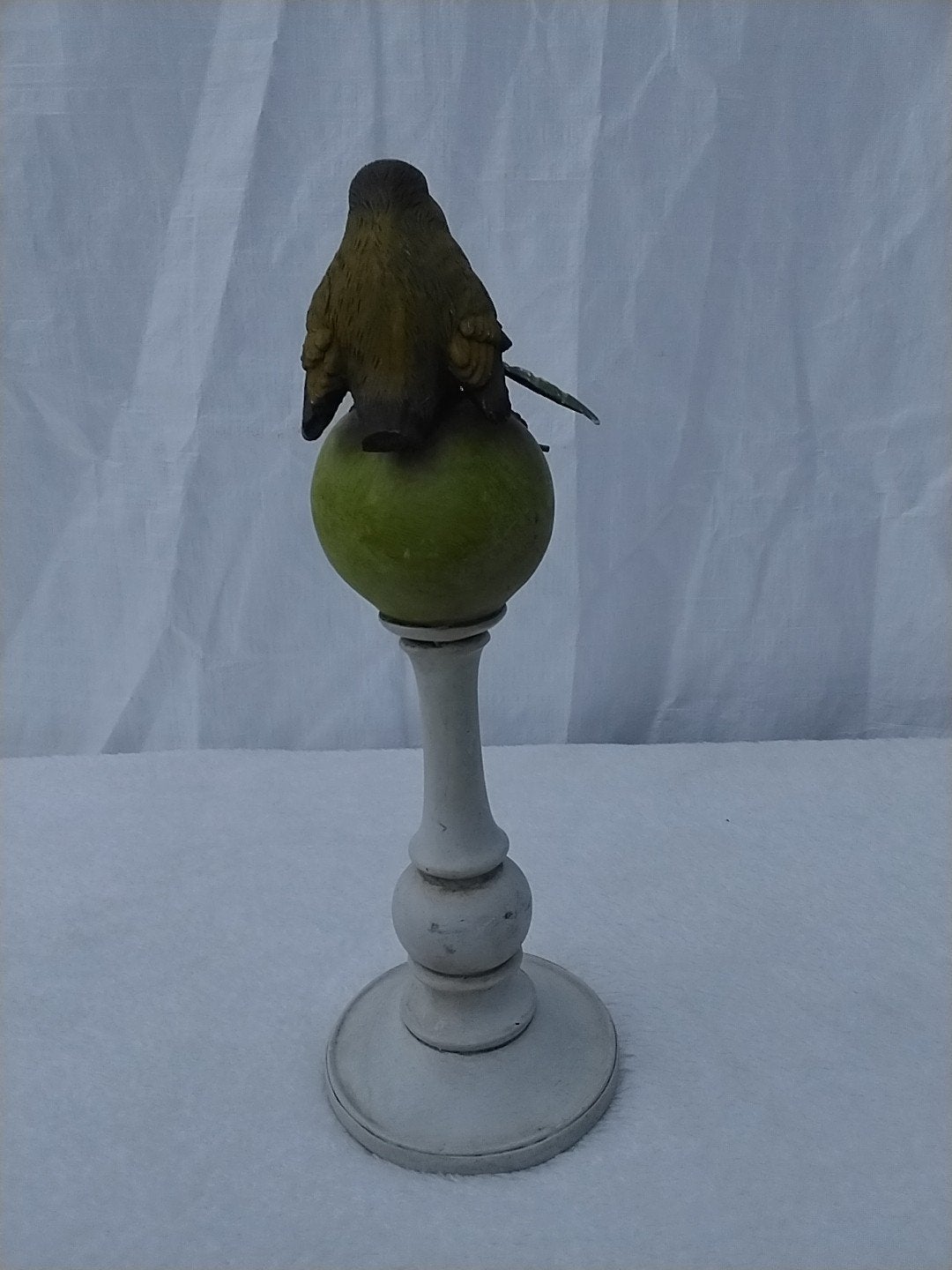 Decoratieve vogel op appelstandaard, Ophalen of Verzenden
