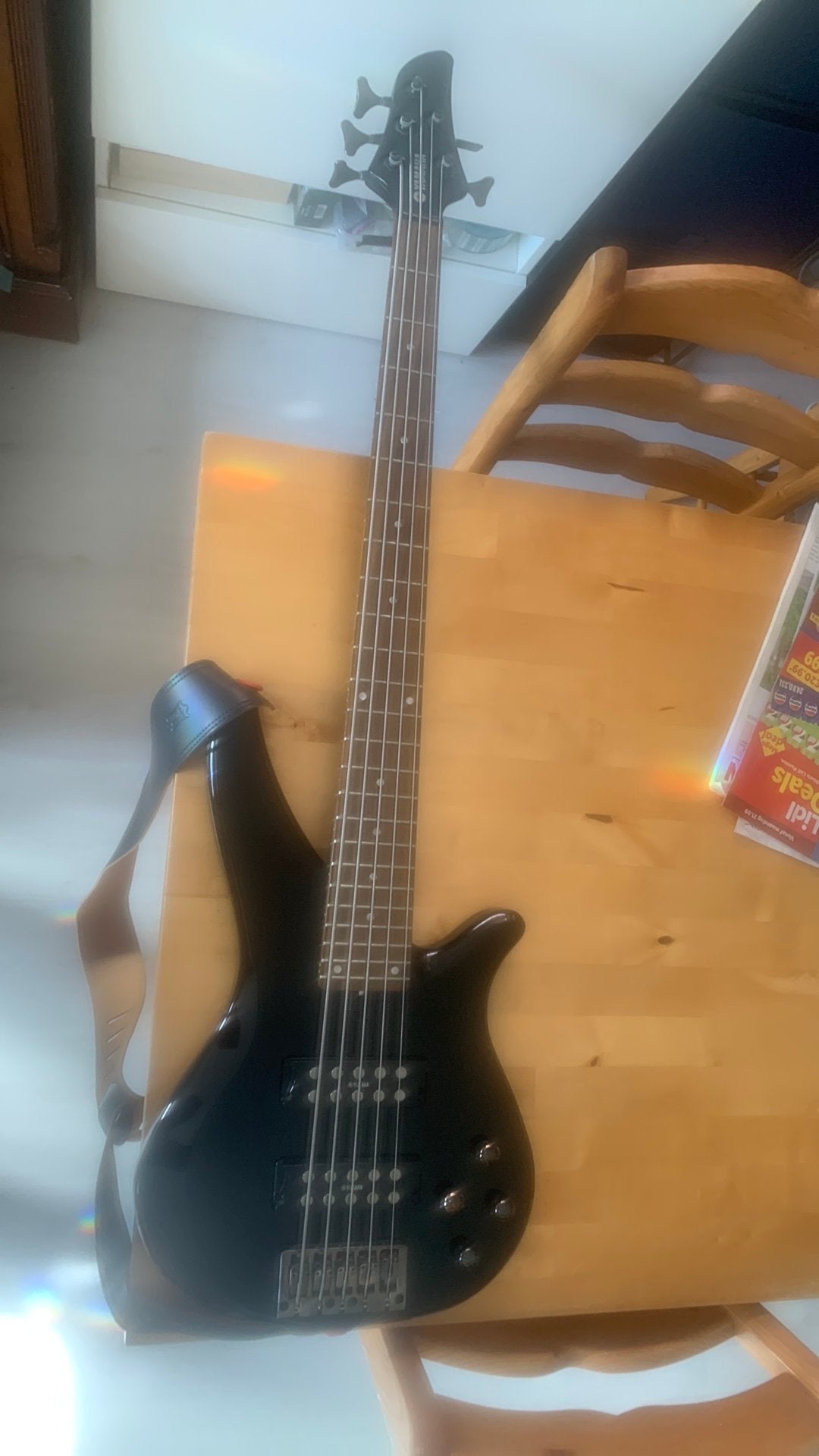 Yamaha RBX375  5 snarige Basgitaar, Muziek en Instrumenten, Ophalen, Gebruikt, Elektrisch, 5-snarig