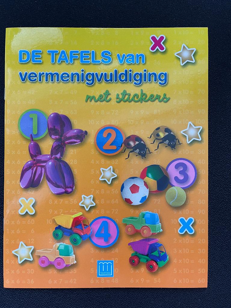 "De Tafels van Vermenigvuldiging met Stickers" Nieuw, Ophalen of Verzenden, Nieuw
