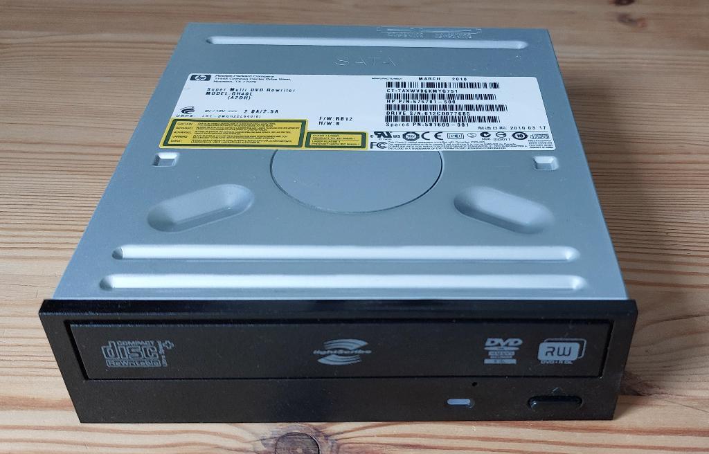 Super Multi DVD rewriter HP GH40L, Computers en Software, Optische drives, Intern, Gebruikt, Dvd, Ophalen of Verzenden