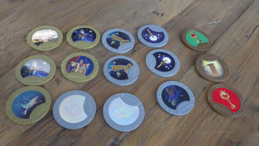 munten van Symbolica de Efteling, Verzamelen, Efteling, Ophalen of Verzenden, Gebruikt, Overige typen