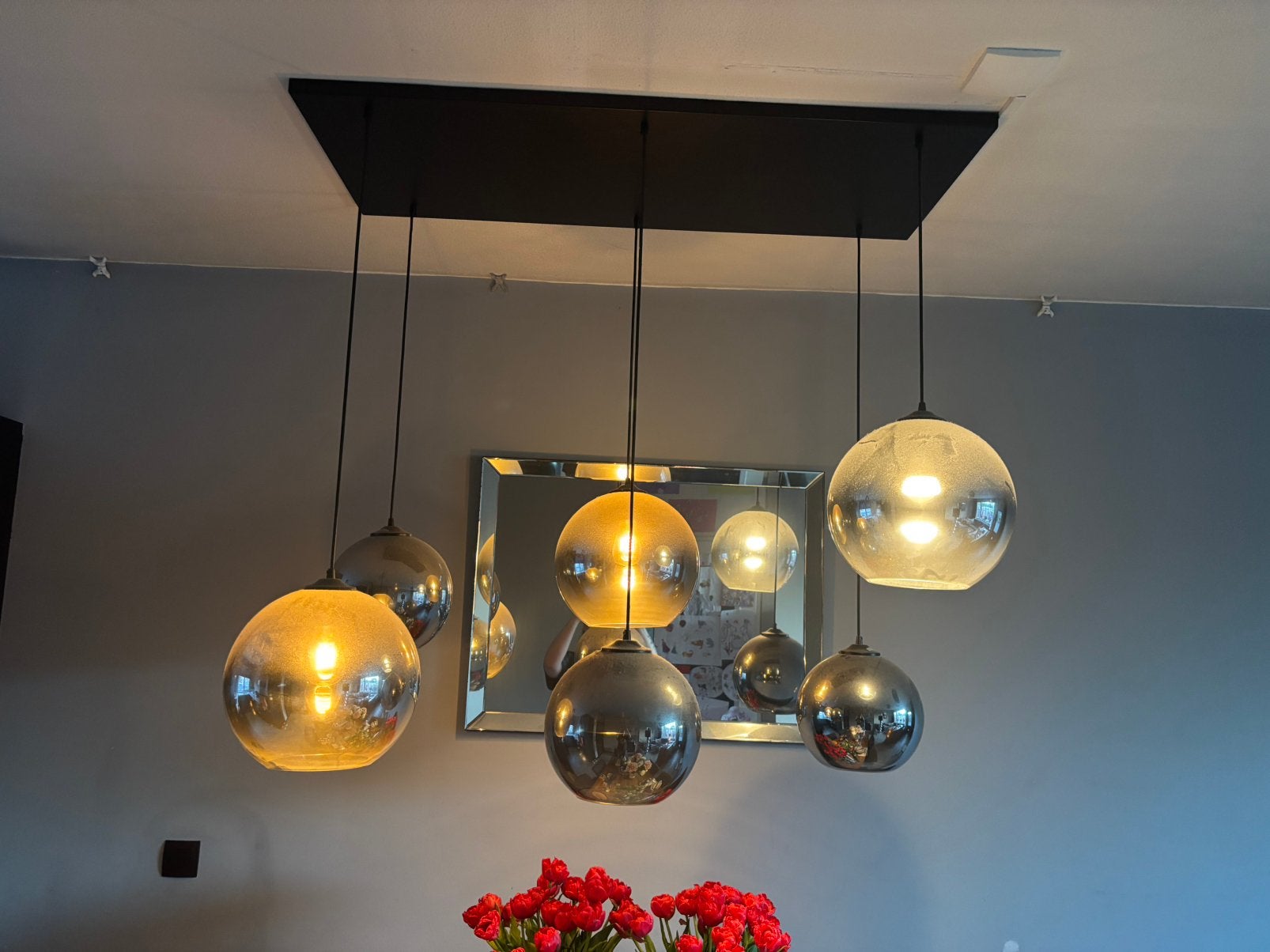 Bollenlamp, Huis en Inrichting, Ophalen, Zo goed als nieuw