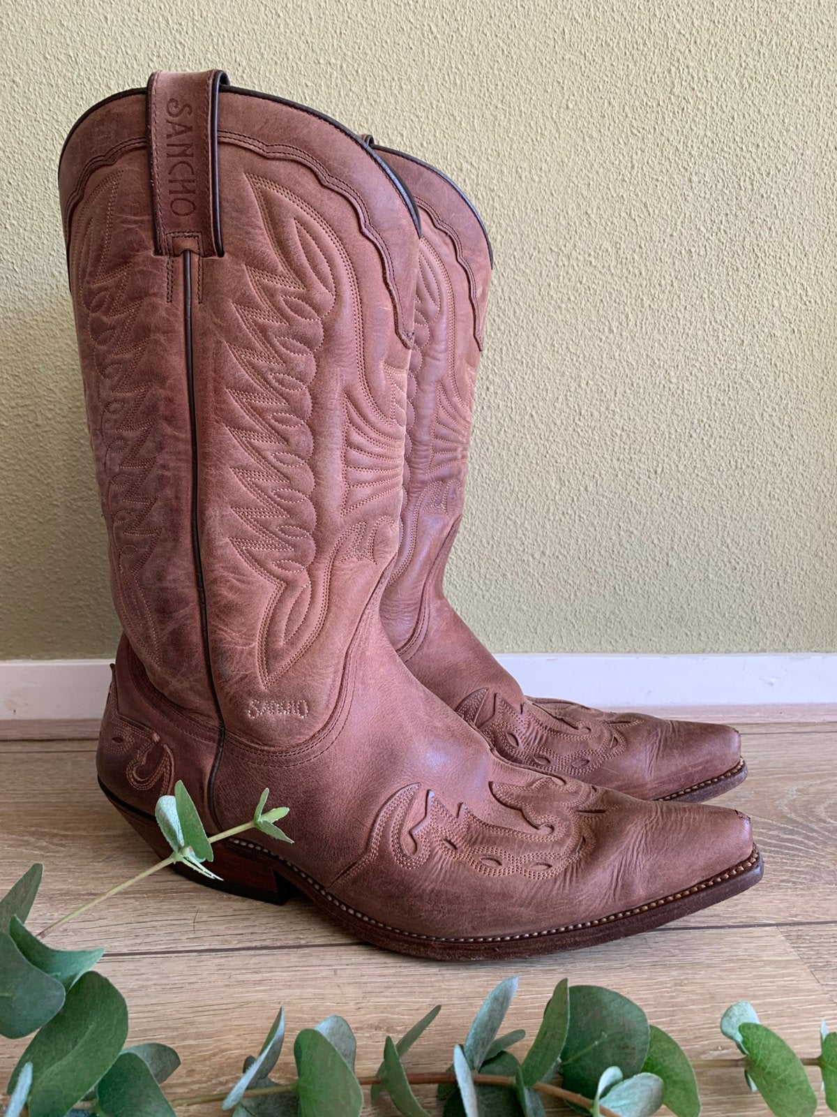 Sancho cowboylaarzen 45 western boots laarzen, -, Boots, Ophalen of Verzenden, Zo goed als nieuw