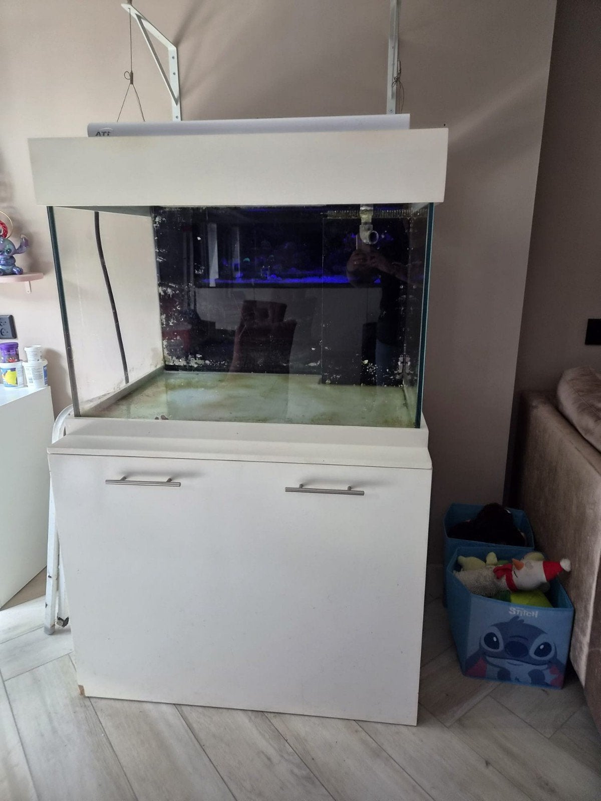 compleet zeeaquarium, Dieren en Toebehoren, Vissen | Aquaria en Toebehoren, Ophalen, Leeg aquarium