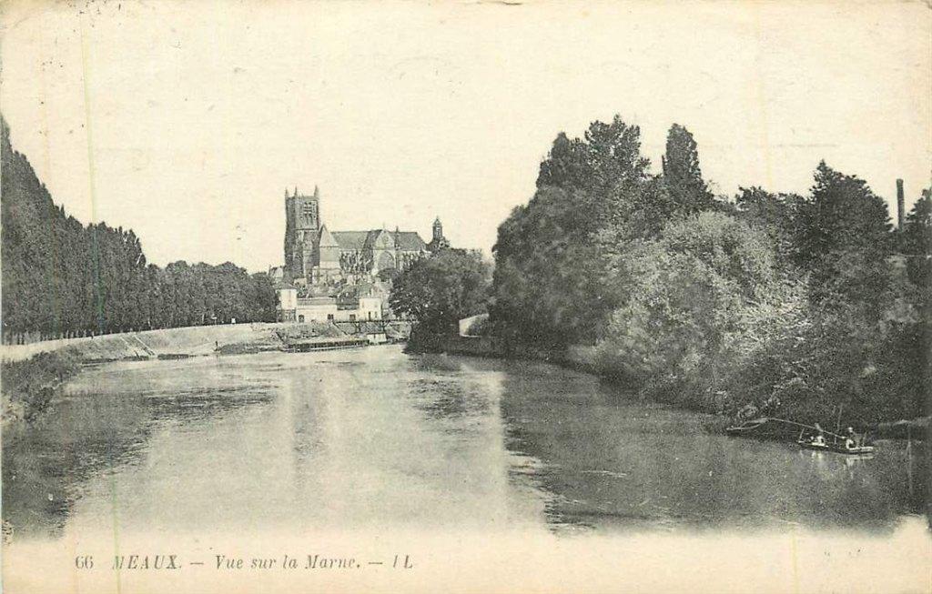 381-442-021 Meaux Vue sur la Marne, Verzenden, Voor 1920, Frankrijk
