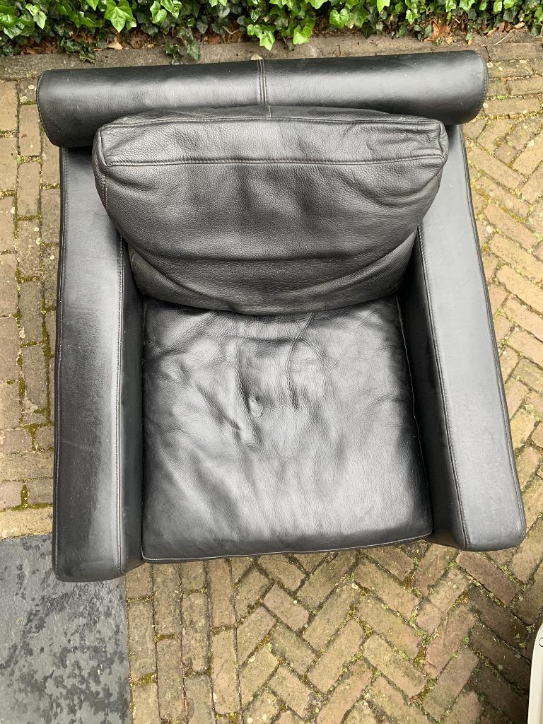 leren stoel, Ophalen, Gebruikt, 75 tot 100 cm, Leer