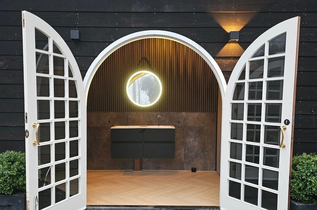 Pvc vloer visgraat licht eiken 5m2, Tuin en Terras, Tuinhuizen, Ophalen, Nieuw, 3 ramen of meer
