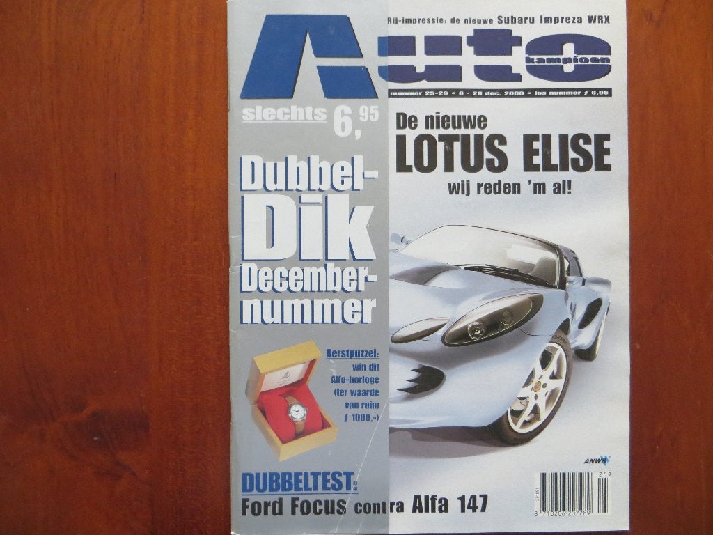 Autokampioen 25-26 2000 Lotus Elise, Alfa Romeo 147, Focus, Ophalen of Verzenden, Nieuw, Alfa Romeo