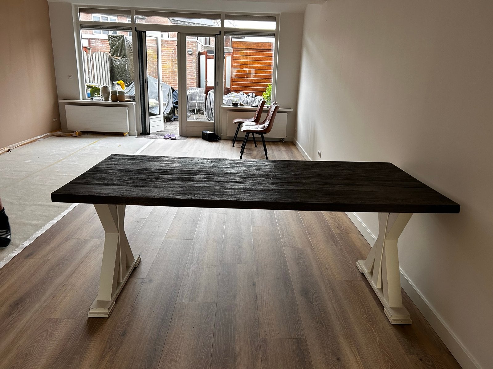 De Bommel Riverwoods Eet- en salontafel, Ophalen, Gebruikt, 50 tot 100 cm, Vijf personen of meer