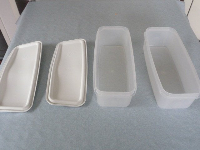 2x afsluitbare Cakedoos - Rechthoekig -bewaardoos opbergdoos, Doos, Minder dan 50 cm, Ophalen of Verzenden, Minder dan 40 cm