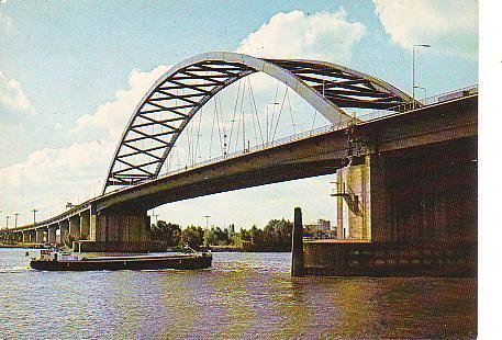 Ansichtkaart	Rotterdam	Van Brienenoordbrug, Verzenden, 1960 tot 1980, Ongelopen, Zuid-Holland