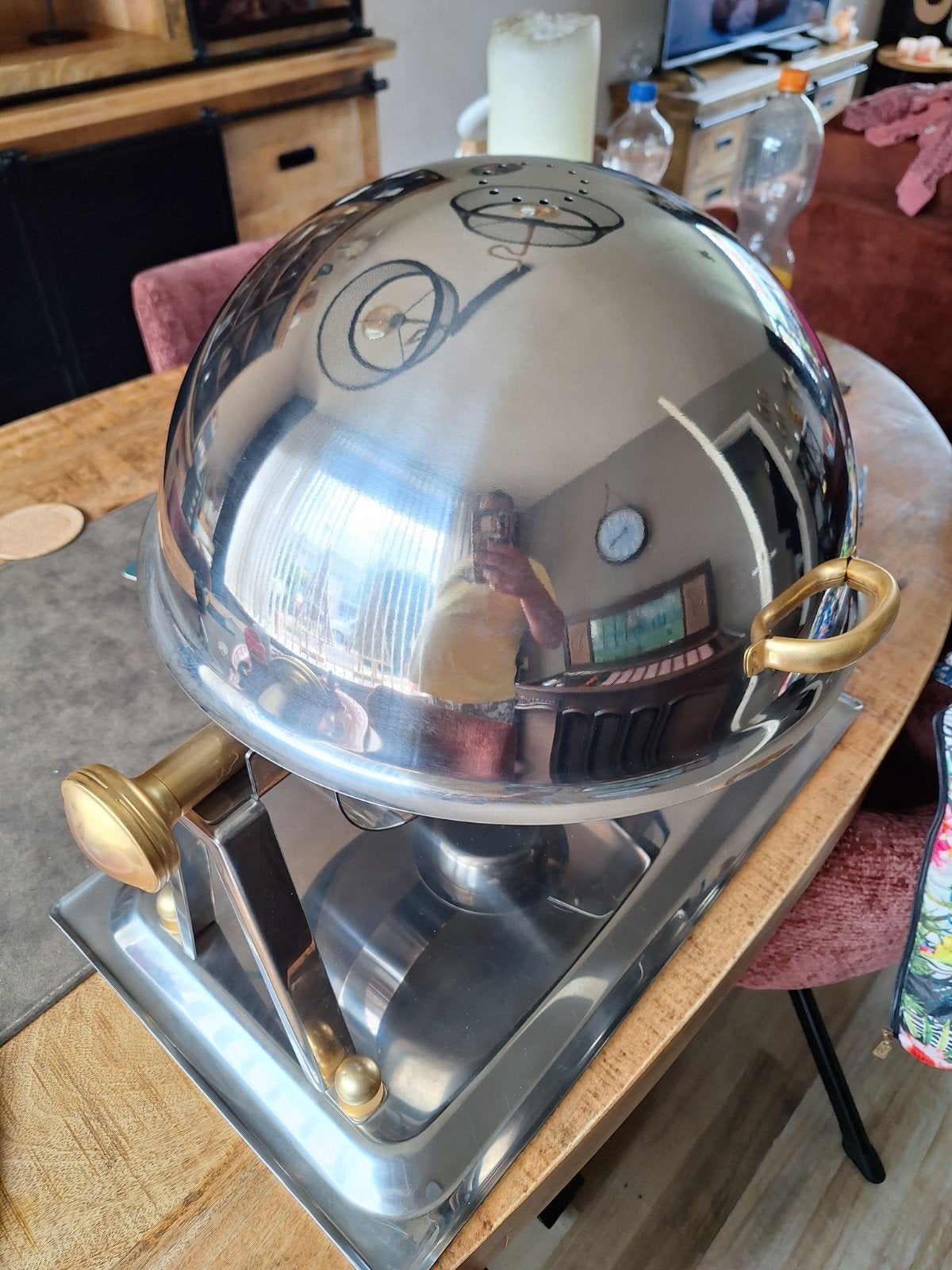 Chafing dish ( rond ), Ophalen of Verzenden