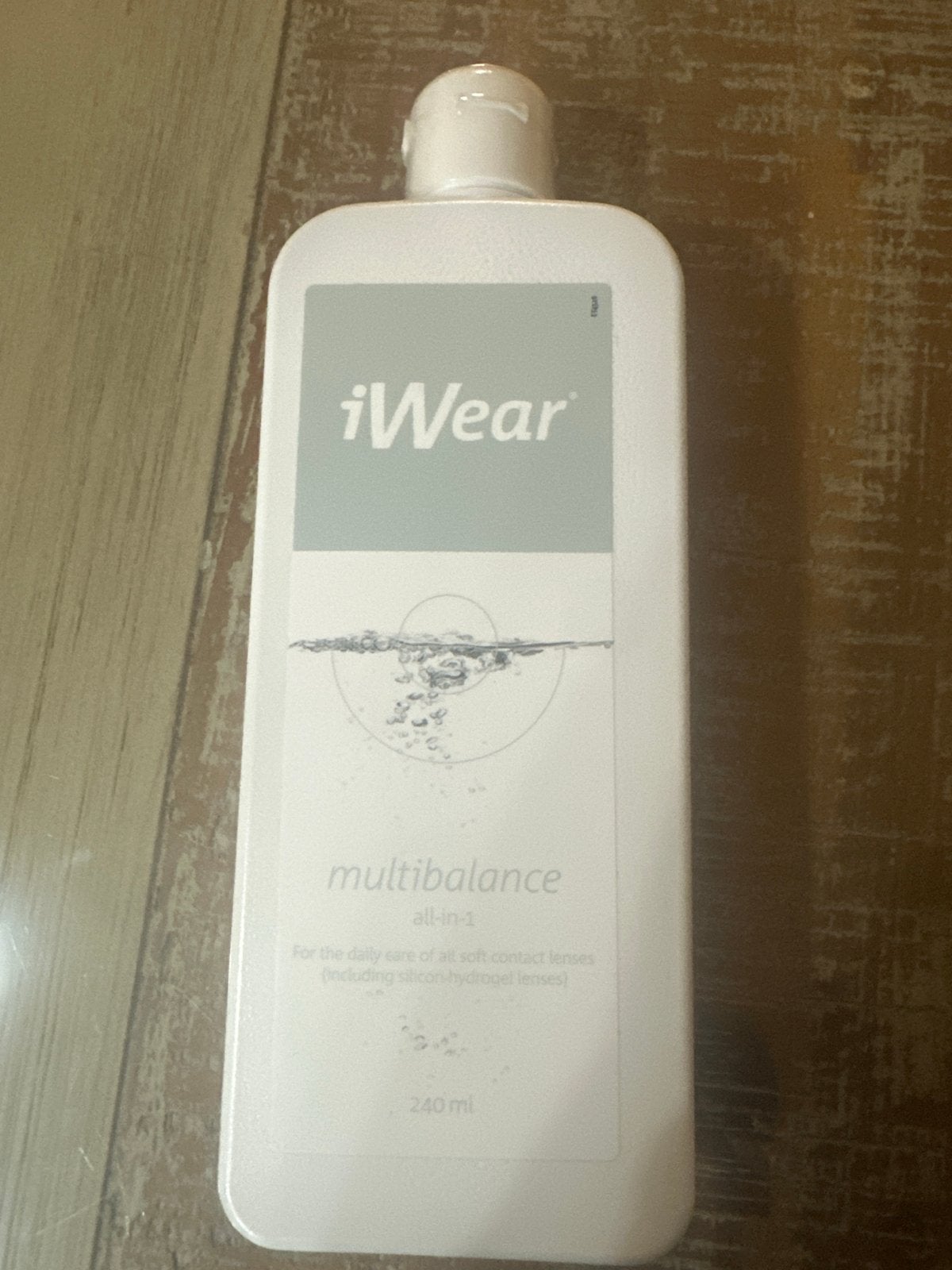 iWear Multibalance All-in-1 Lenzenvloeistof 240ml, Ophalen of Verzenden, Nieuw, Ogen, Reiniging