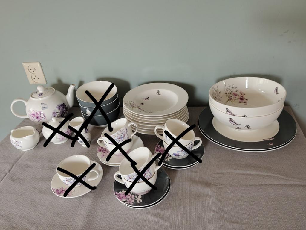 Serviesdelen Marjolein Bastin - Sketch of Nature, Huis en Inrichting, Keuken | Servies, Ophalen of Verzenden, Zo goed als nieuw