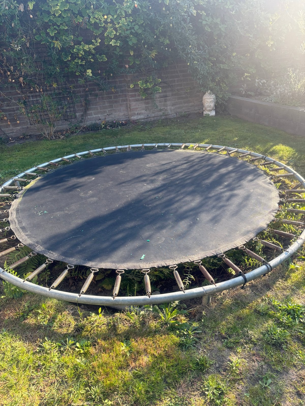 Salta trampoline met afdekhoes (mist veer, nieuwe rand nodig, Ophalen, Gebruikt