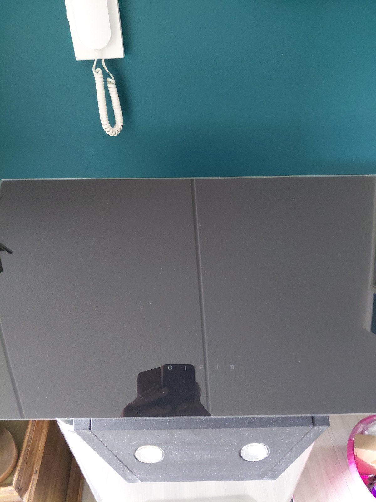 Wiggo afzuigkap recirculatie 60 cm inclusief nw filters, Witgoed en Apparatuur, Afzuigkappen, Ophalen, Wandschouwkap, Zo goed als nieuw