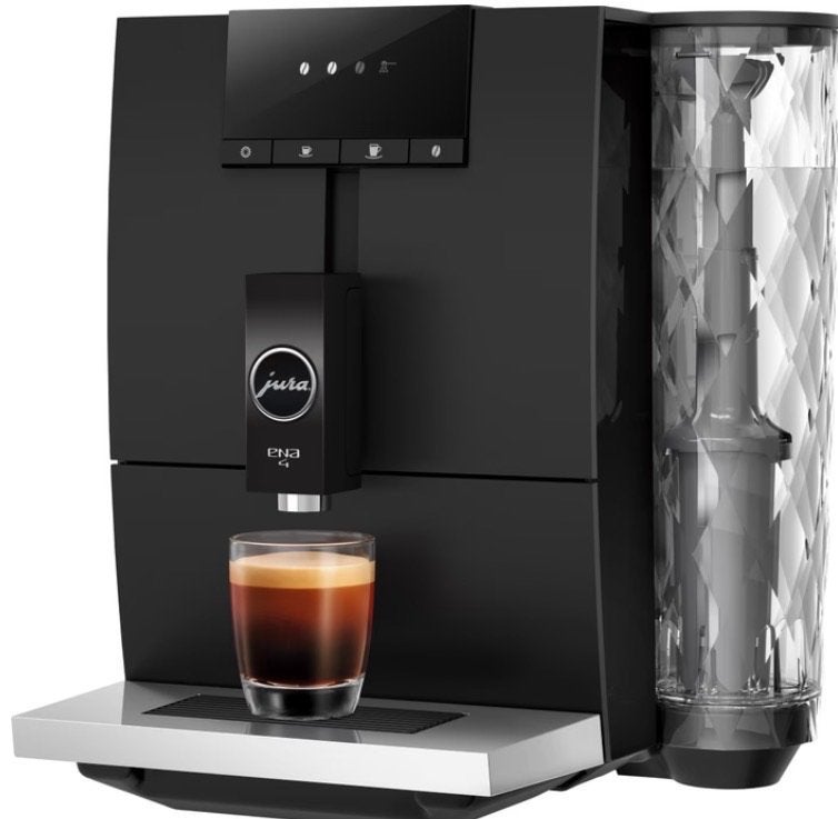koffiemachine JURA, Koffiemachine, Zo goed als nieuw, 4 tot 10 kopjes, Koffiebonen