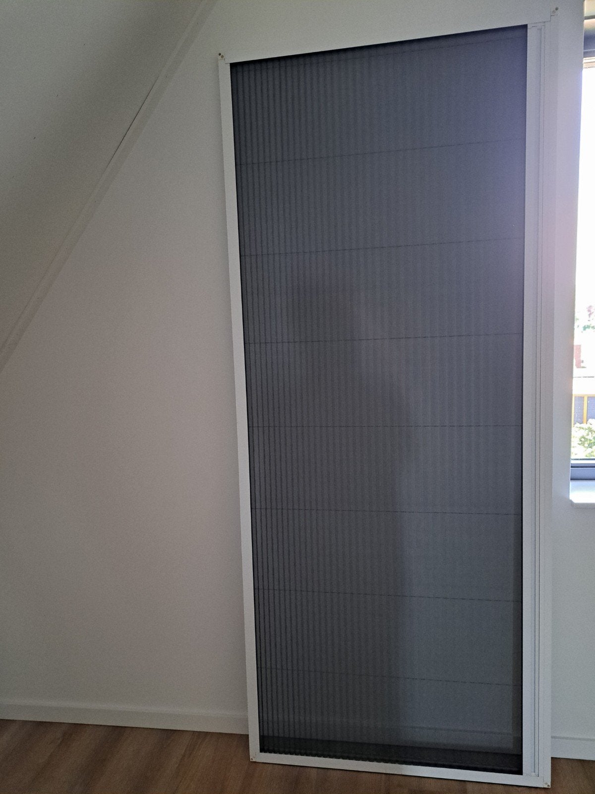 Plissé hordeur voor openslaande deuren - ca. 331,5 x 100cm, Doe-het-zelf en Verbouw, Deuren en Horren, Ophalen, Hordeur, 200 tot 215 cm