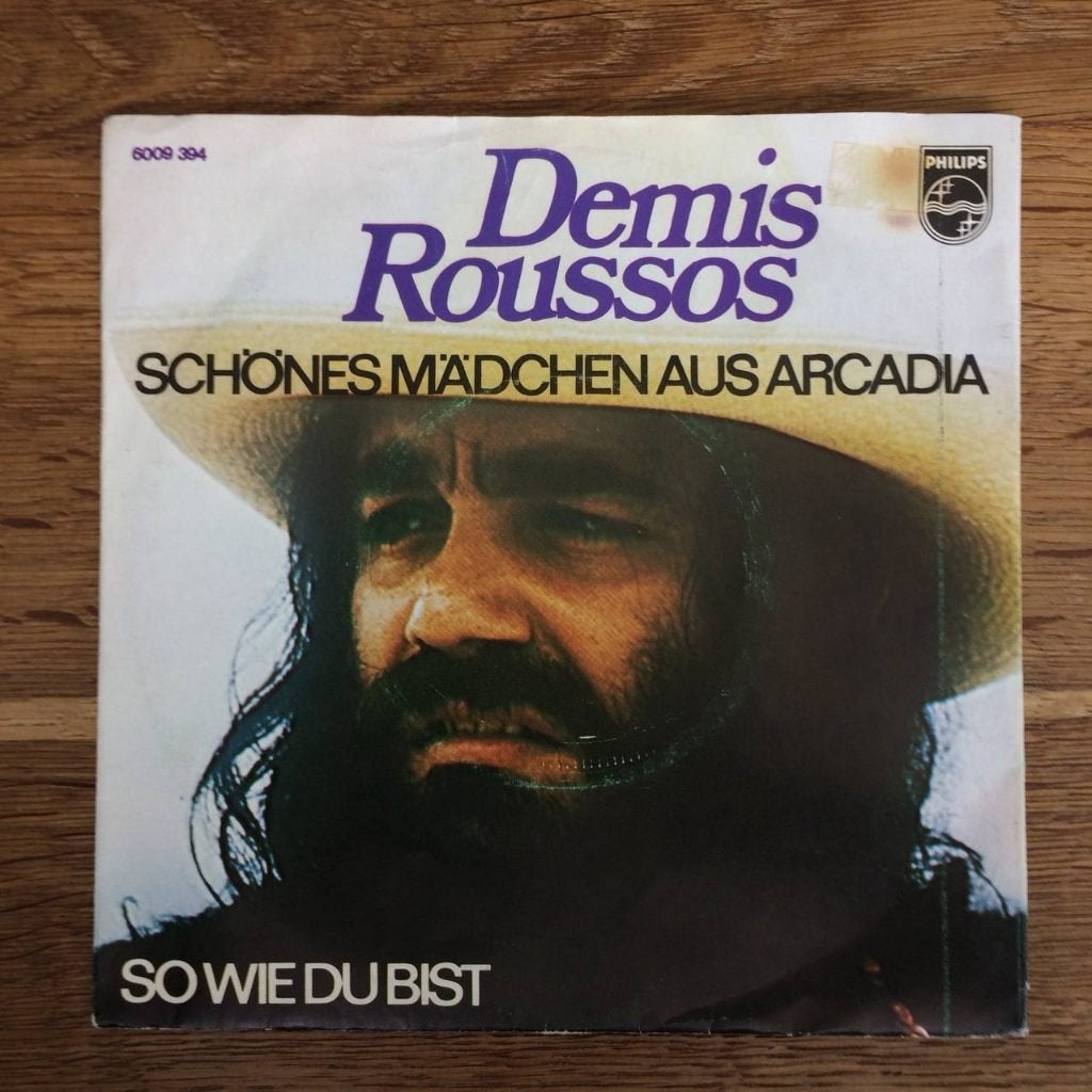 Demis Roussos Schones Madchen Arcadia 7" FH Aphrodites Child, Ophalen of Verzenden, Gebruikt, 7 inch, Pop