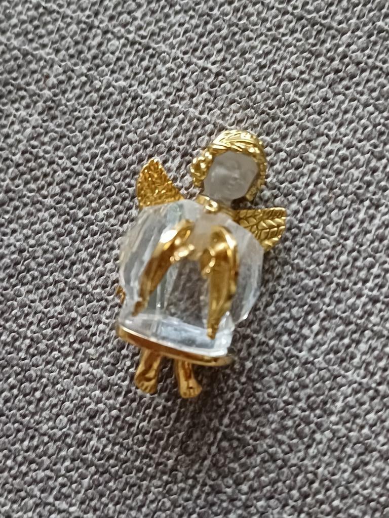 swarovski  broche engel, Overige materialen, 4 tot 7 cm, Gebruikt, Ophalen of Verzenden