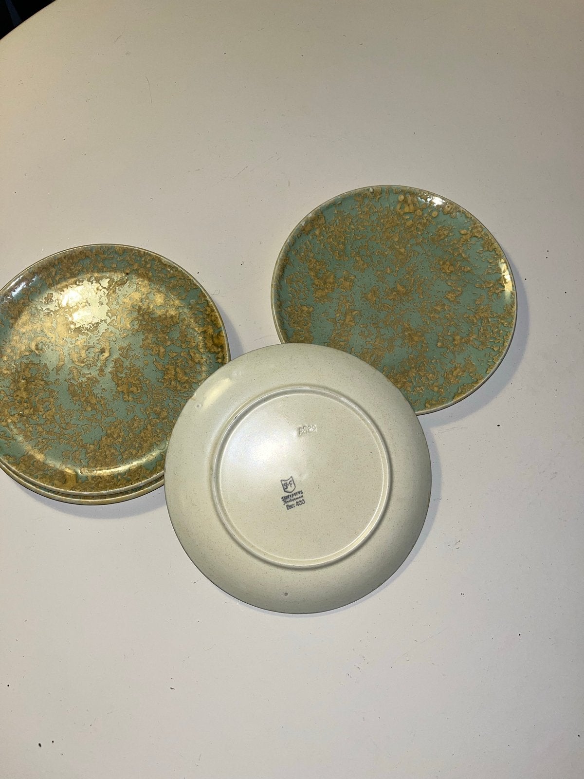 Set van 3 Schramberg Handgemalt Decor 400 borden, Ophalen of Verzenden