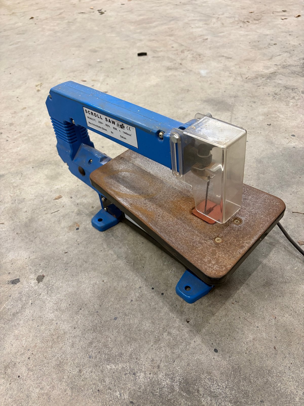 Elektrische figuurzaag, Minder dan 30 mm, Gebruikt, Ophalen of Verzenden, Figuurzaag