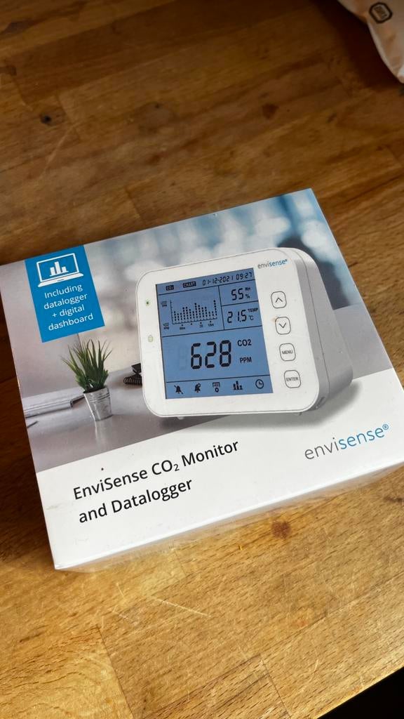 EnviSense CO₂ meter (5 stuks beschikbaar), Ophalen of Verzenden, Zo goed als nieuw