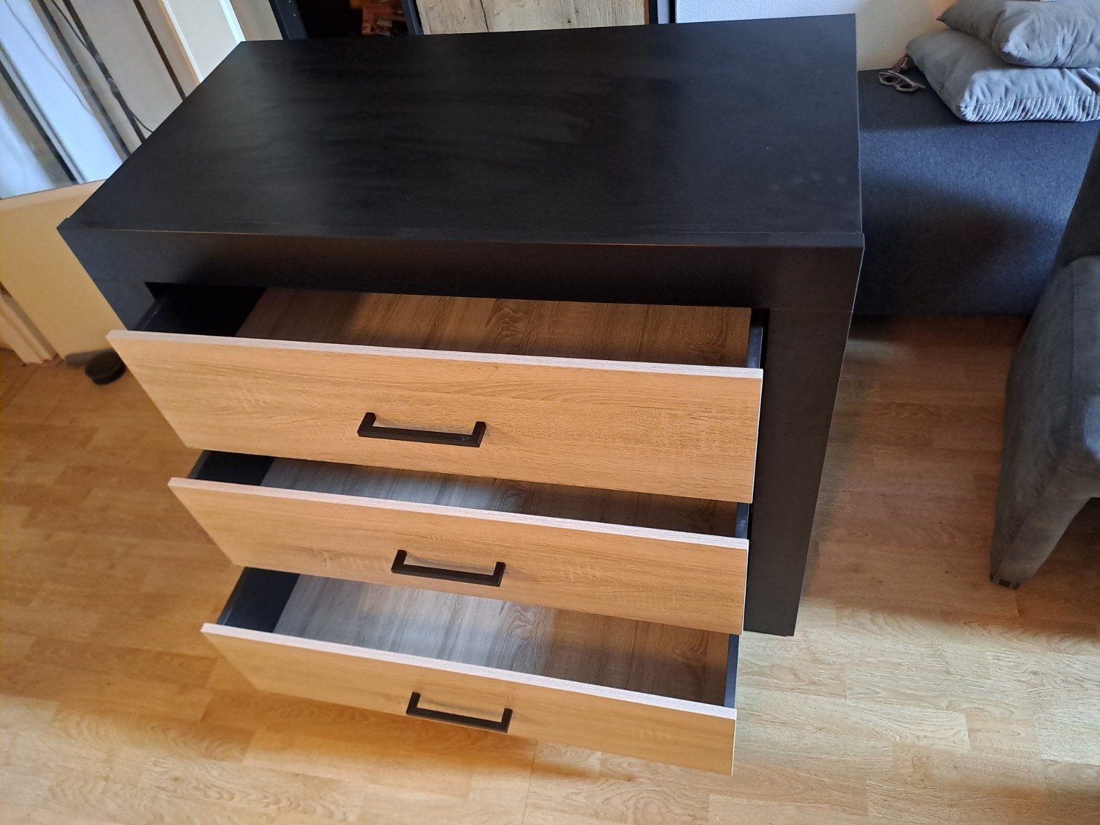 TWF Brentwood babykamer set (ledikant, commode, kast), Ophalen, Kast, 50 tot 70 cm, 105 cm of meer