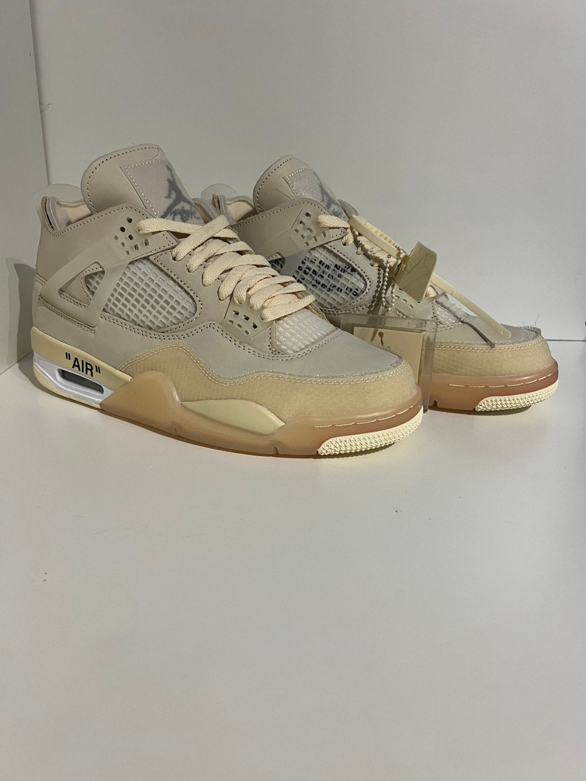 Nike Air Jordan 4 X Off-White Sail, Kleding | Heren, ., Wit, Nieuw, Ophalen of Verzenden