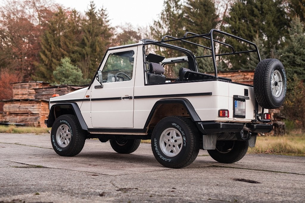 Mercedes g-klasse 230g cabriolet 1981, 4x4, Zwart, Mercedes-Benz, Bedrijf