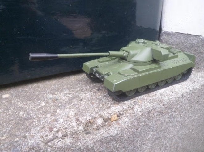 Corgi Toys Chieftain medium tank 13 - 19 cm. lang legertank, Ophalen of Verzenden