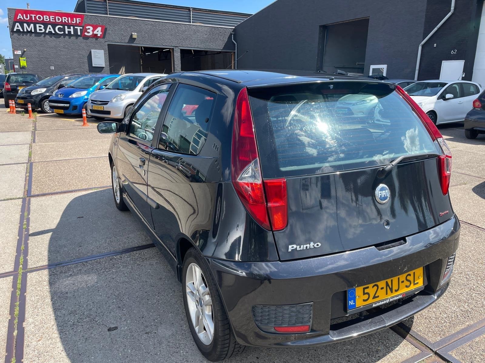 Fiat Punto 1.4-16V Sporting | NAP |, Voorwielaandrijving, 15 km/l, 400 kg, Zwart