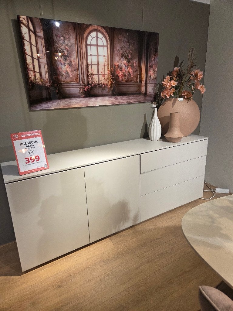 Dressoir Lazzia - NU IN PRIJS VERLAAGD, Ophalen, Kunststof, Zo goed als nieuw, 200 cm of meer