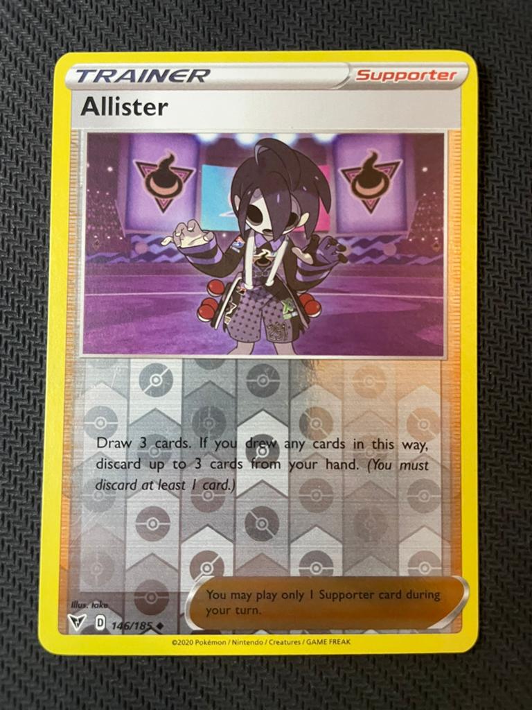 Allister 146/185 Reverse Holo Vivid Voltage Packfresh, Ophalen of Verzenden, Zo goed als nieuw